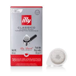 illy E.S.E. Pods Classico Coffee - Medium Roast (Pack of 18)