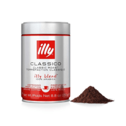 illy Ground Espresso Classico Coffee - Medium Roast (250 Grams)
